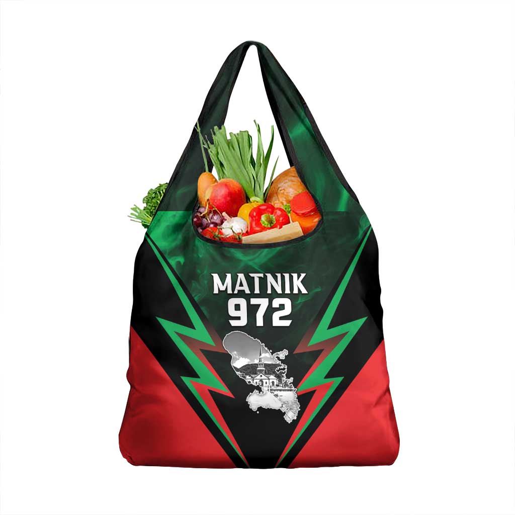 Martinique 972 Grocery Bag Matnik Map