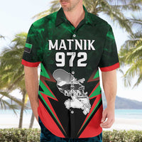 Personalized Martinique 972 Hawaiian Shirt Matnik Map