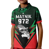 Personalized Martinique 972 Kid Polo Shirt Matnik Map