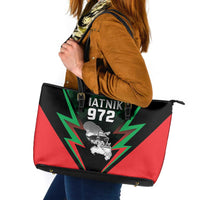 Martinique 972 Leather Tote Bag Matnik Map