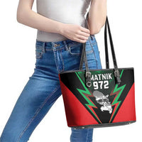 Martinique 972 Leather Tote Bag Matnik Map