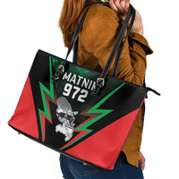 Martinique 972 Leather Tote Bag Matnik Map