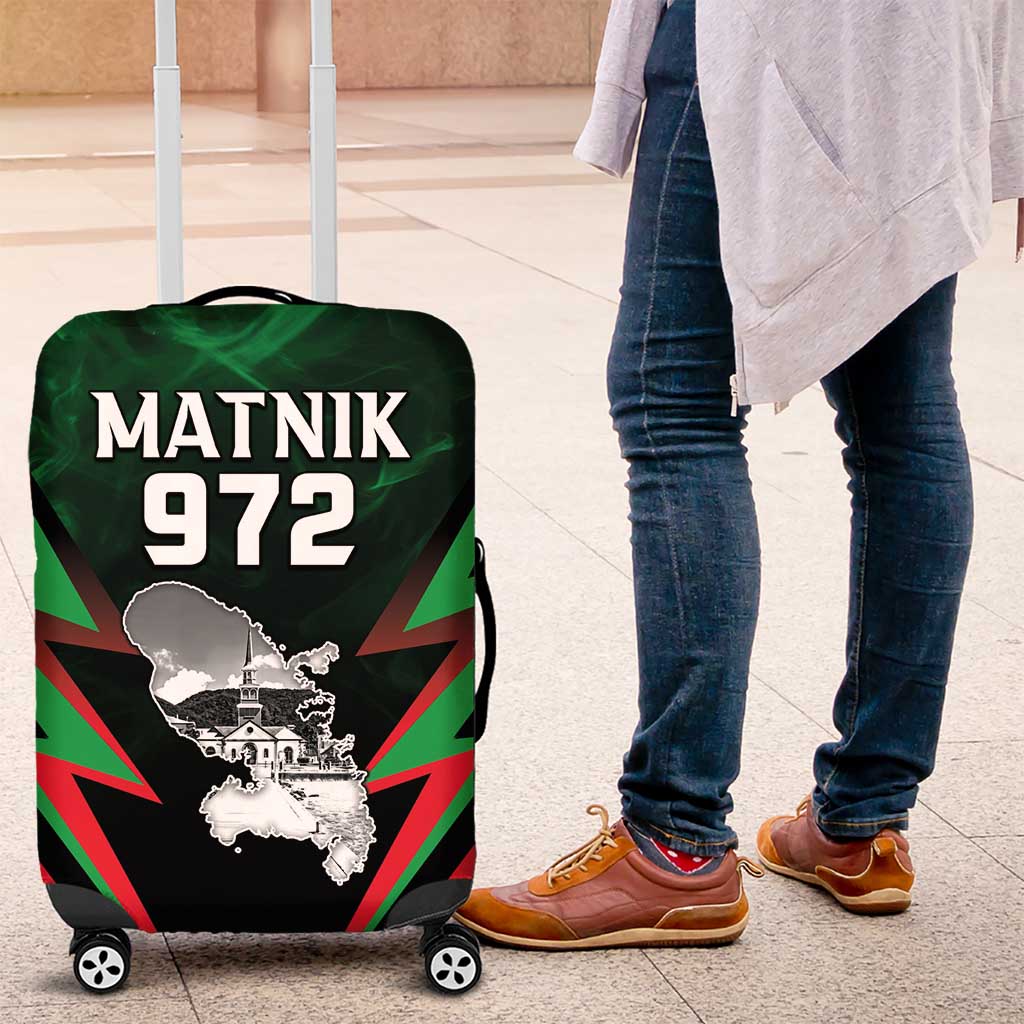 Martinique 972 Luggage Cover Matnik Map