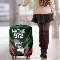 Martinique 972 Luggage Cover Matnik Map