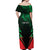 Personalized Martinique 972 Off Shoulder Maxi Dress Matnik Map