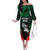 Personalized Martinique 972 Off The Shoulder Long Sleeve Dress Matnik Map