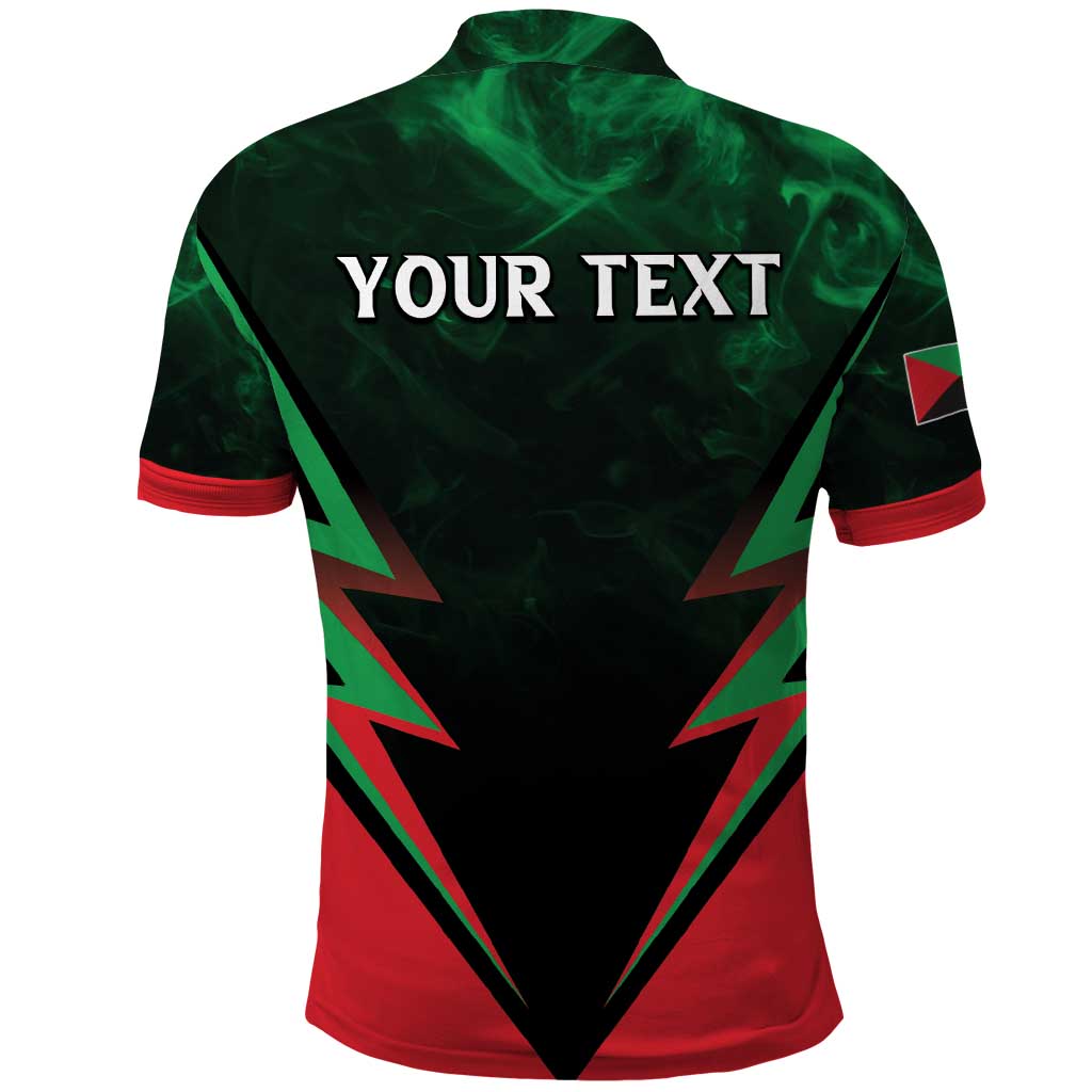 Personalized Martinique 972 Polo Shirt Matnik Map