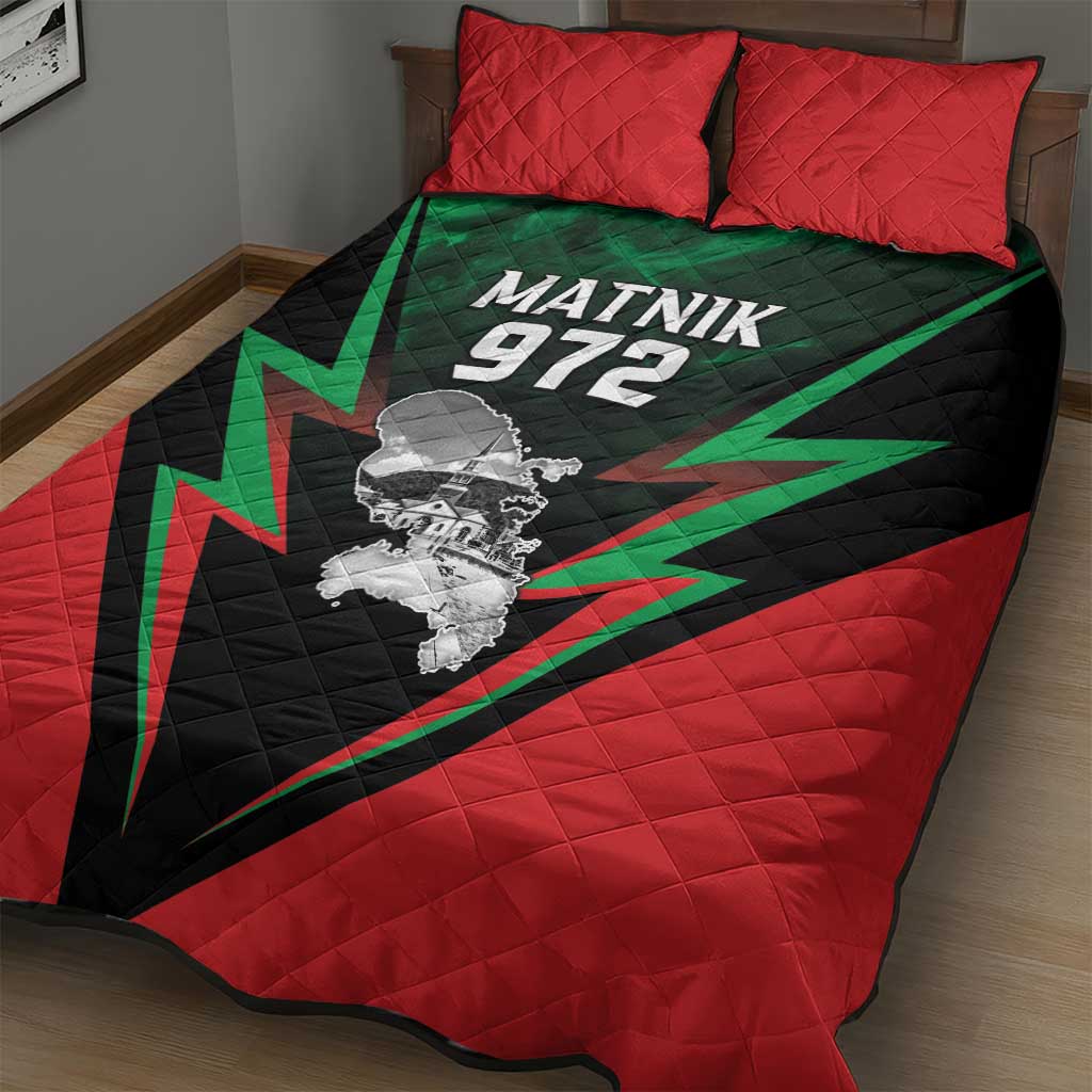 Martinique 972 Quilt Bed Set Matnik Map
