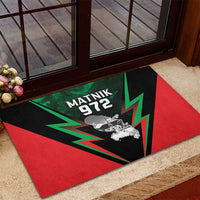 Martinique 972 Rubber Doormat Matnik Map