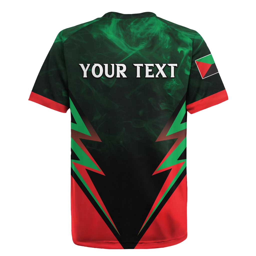 Personalized Martinique 972 Rugby Jersey Matnik Map