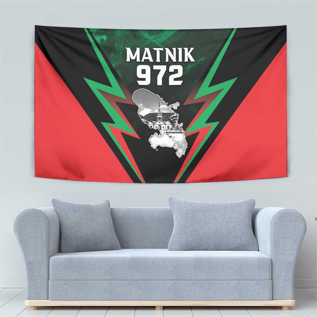 Martinique 972 Tapestry Matnik Map