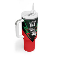 Personalized Martinique 972 Tumbler With Handle Matnik Map