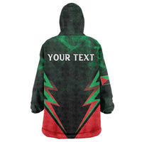 Personalized Martinique 972 Wearable Blanket Hoodie Matnik Map