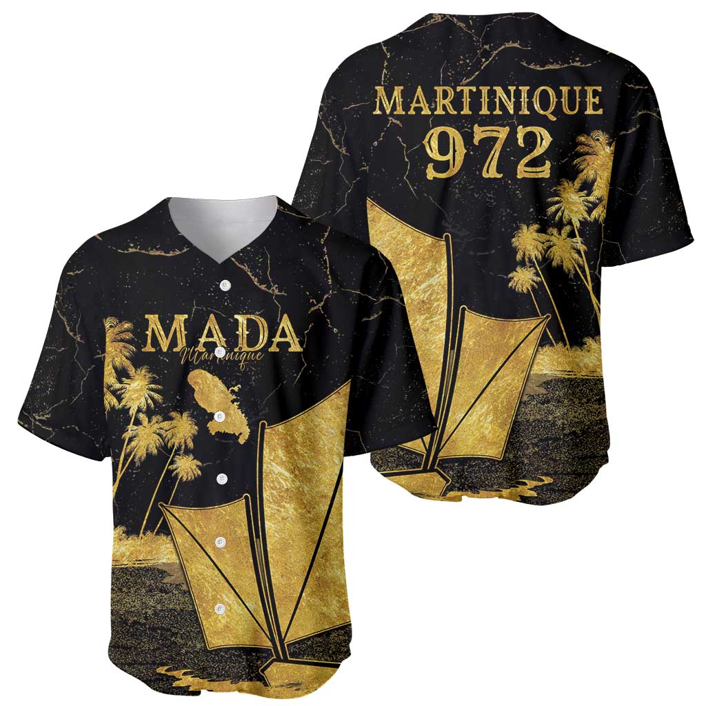 Mada Martinique Baseball Jersey Martinique Yole Gold