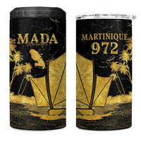 Mada Martinique 4 in 1 Can Cooler Tumbler Martinique Yole Gold