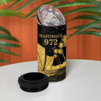Mada Martinique 4 in 1 Can Cooler Tumbler Martinique Yole Gold