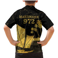 Mada Martinique Family Matching Mermaid Dress and Hawaiian Shirt Martinique Yole Gold