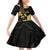 Mada Martinique Family Matching Off Shoulder Short Dress and Hawaiian Shirt Martinique Yole Gold