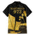Mada Martinique Family Matching Short Sleeve Bodycon Dress and Hawaiian Shirt Martinique Yole Gold
