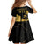 Mada Martinique Family Matching Summer Maxi Dress and Hawaiian Shirt Martinique Yole Gold