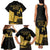 Mada Martinique Family Matching Tank Maxi Dress and Hawaiian Shirt Martinique Yole Gold