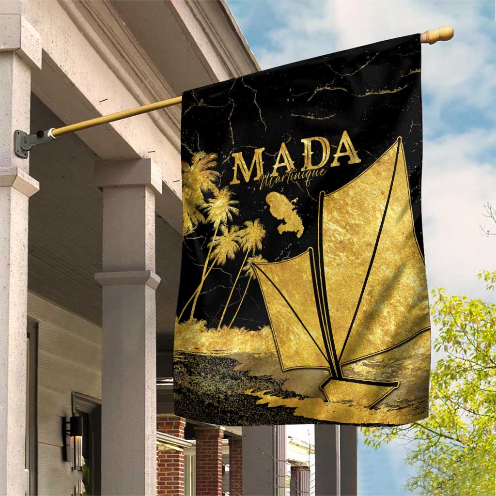 Mada Martinique Garden Flag Martinique Yole Gold