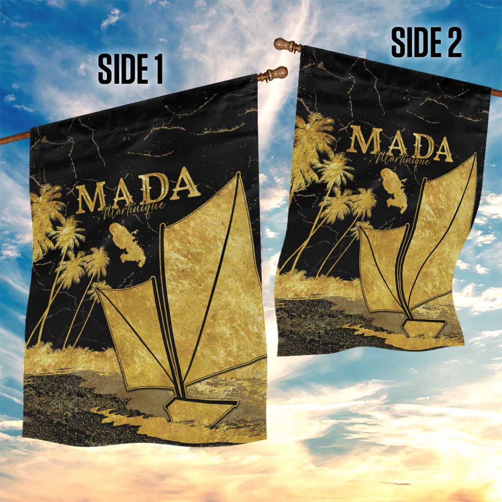 Mada Martinique Garden Flag Martinique Yole Gold