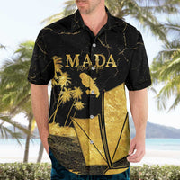 Mada Martinique Hawaiian Shirt Martinique Yole Gold