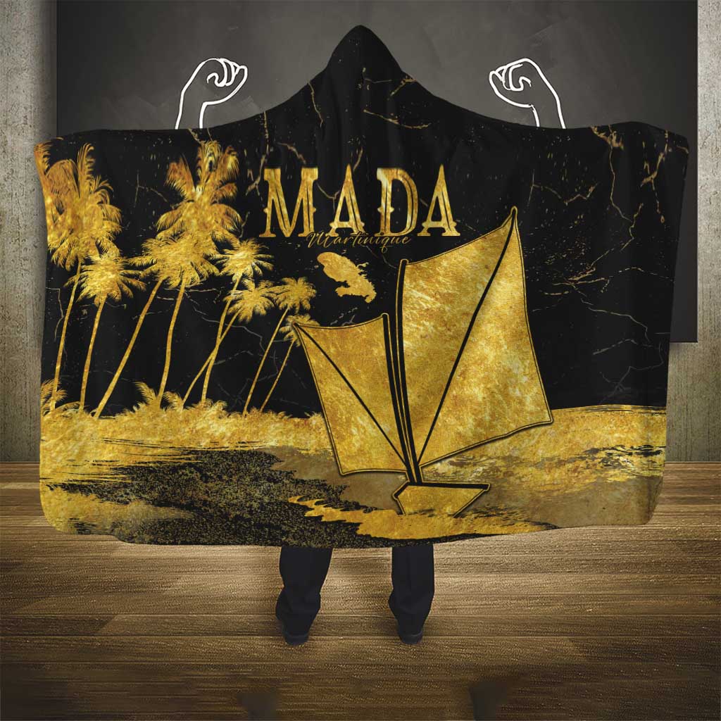 Mada Martinique Hooded Blanket Martinique Yole Gold