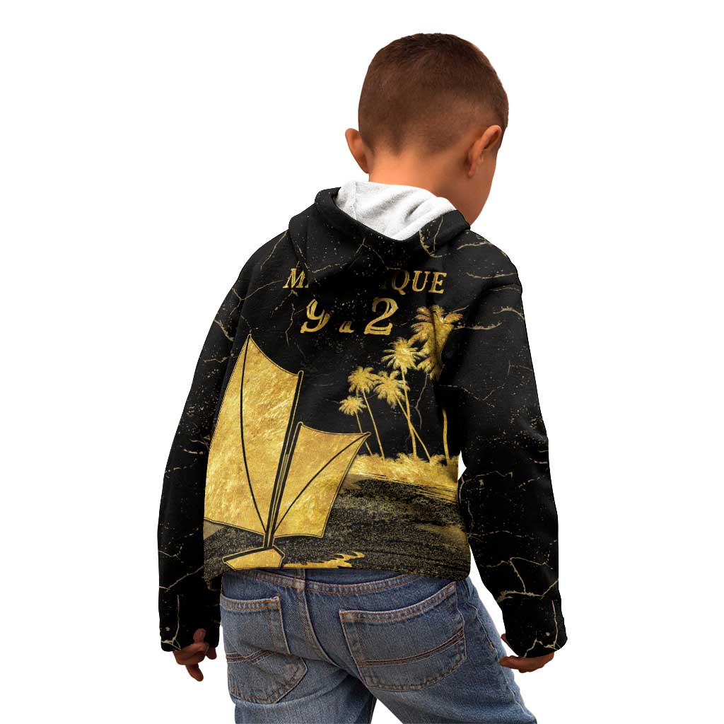 Mada Martinique Kid Hoodie Martinique Yole Gold