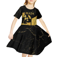 Mada Martinique Kid Short Sleeve Dress Martinique Yole Gold
