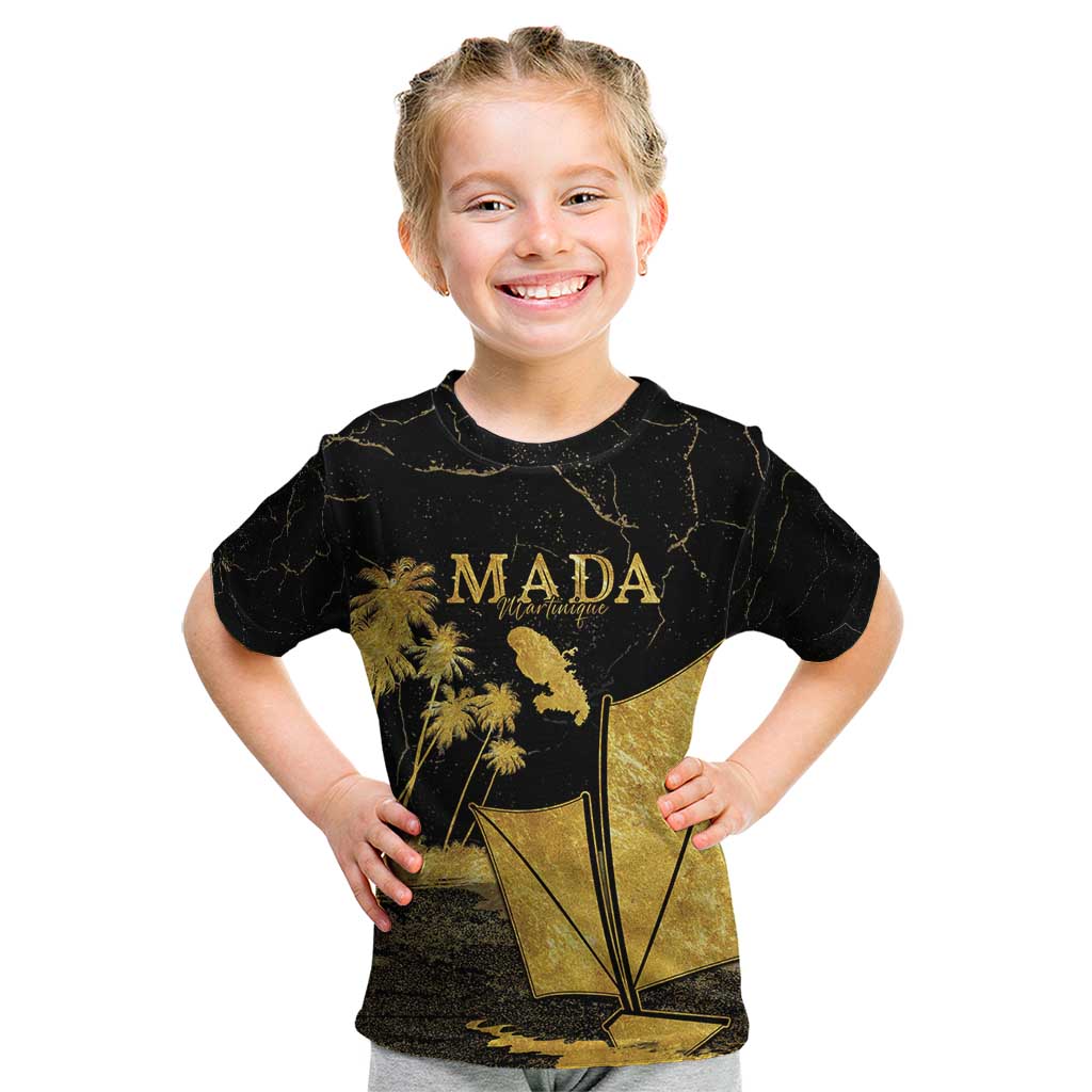 Mada Martinique Kid T Shirt Martinique Yole Gold