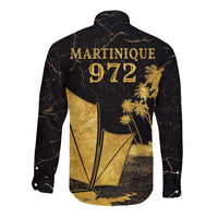 Mada Martinique Long Sleeve Button Shirt Martinique Yole Gold