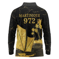 Mada Martinique Long Sleeve Polo Shirt Martinique Yole Gold