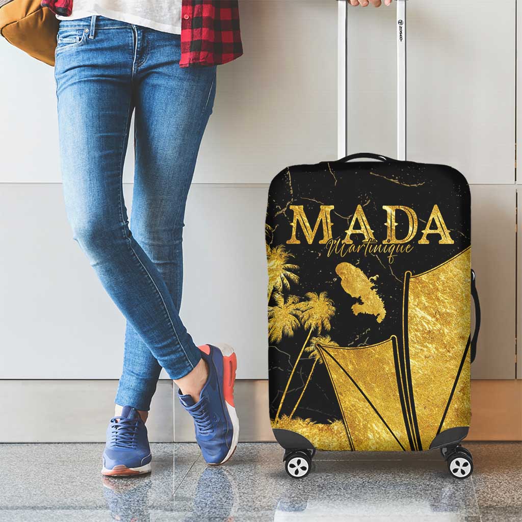 Mada Martinique Luggage Cover Martinique Yole Gold