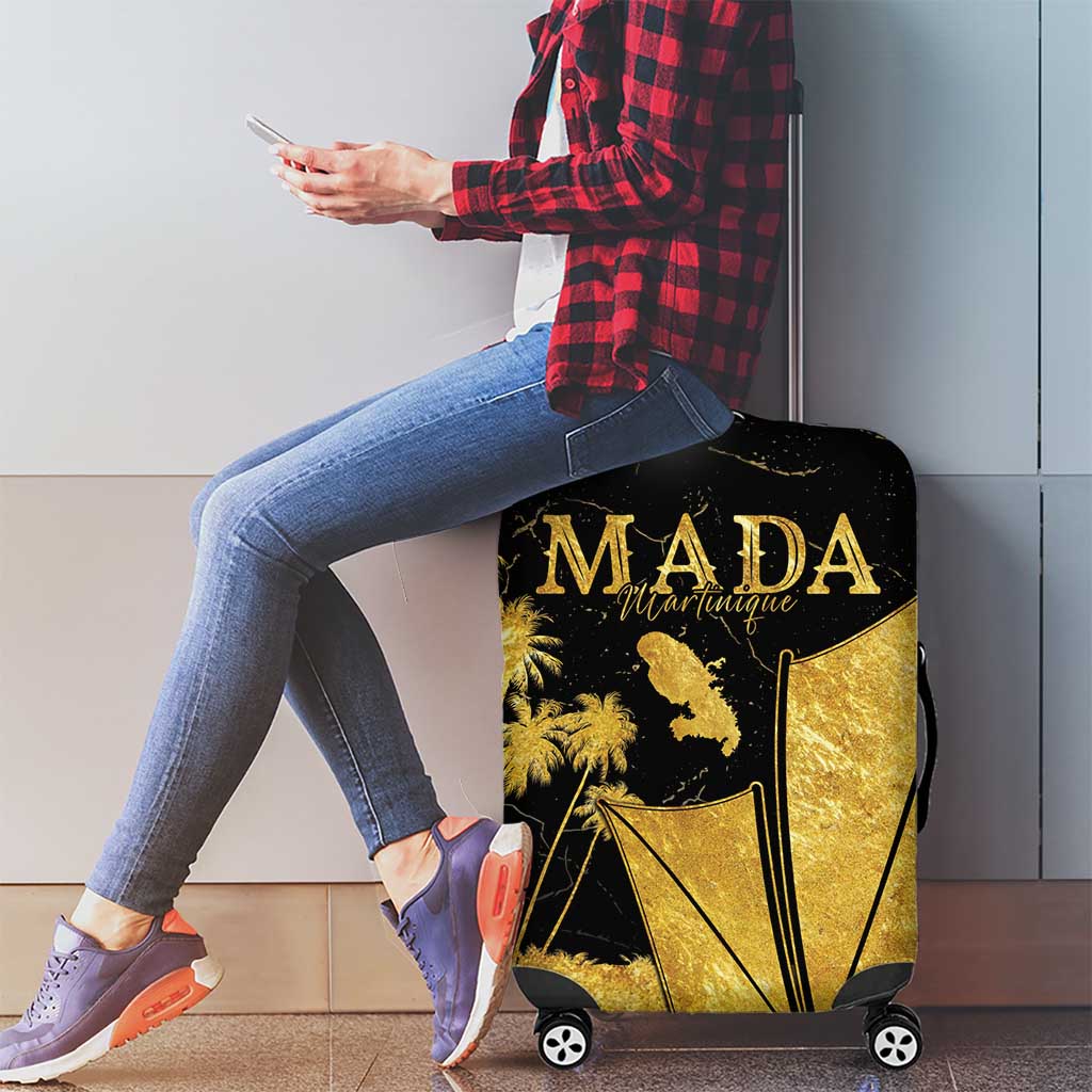 Mada Martinique Luggage Cover Martinique Yole Gold