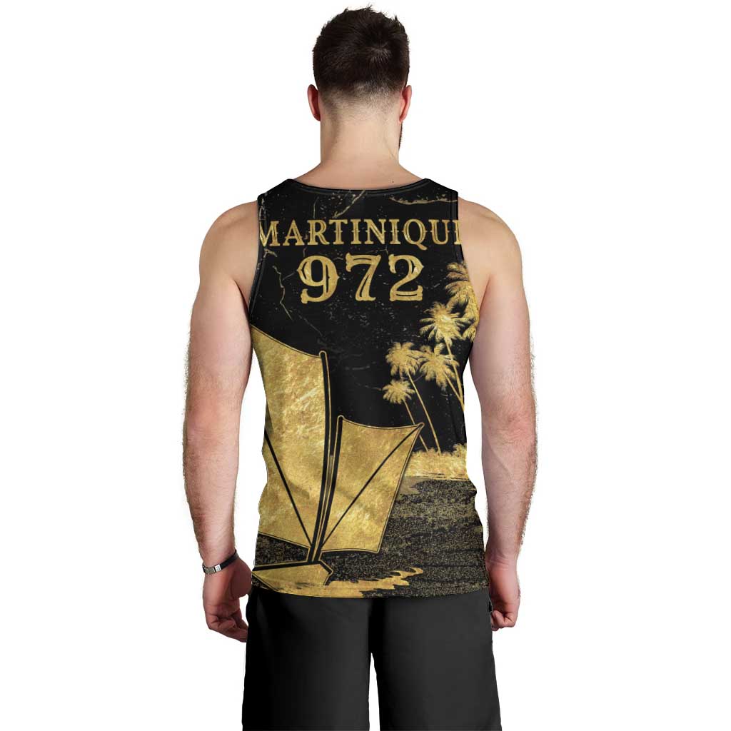 Mada Martinique Men Tank Top Martinique Yole Gold
