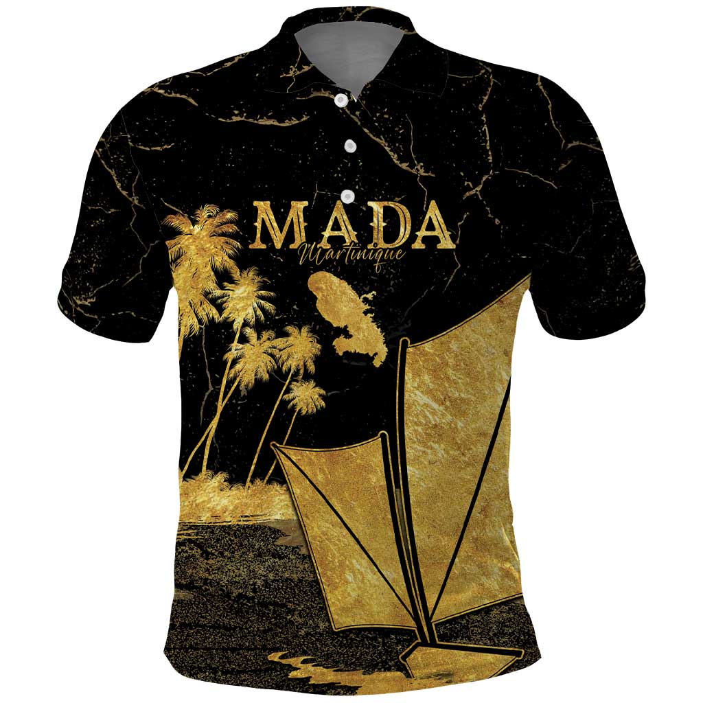 Mada Martinique Polo Shirt Martinique Yole Gold
