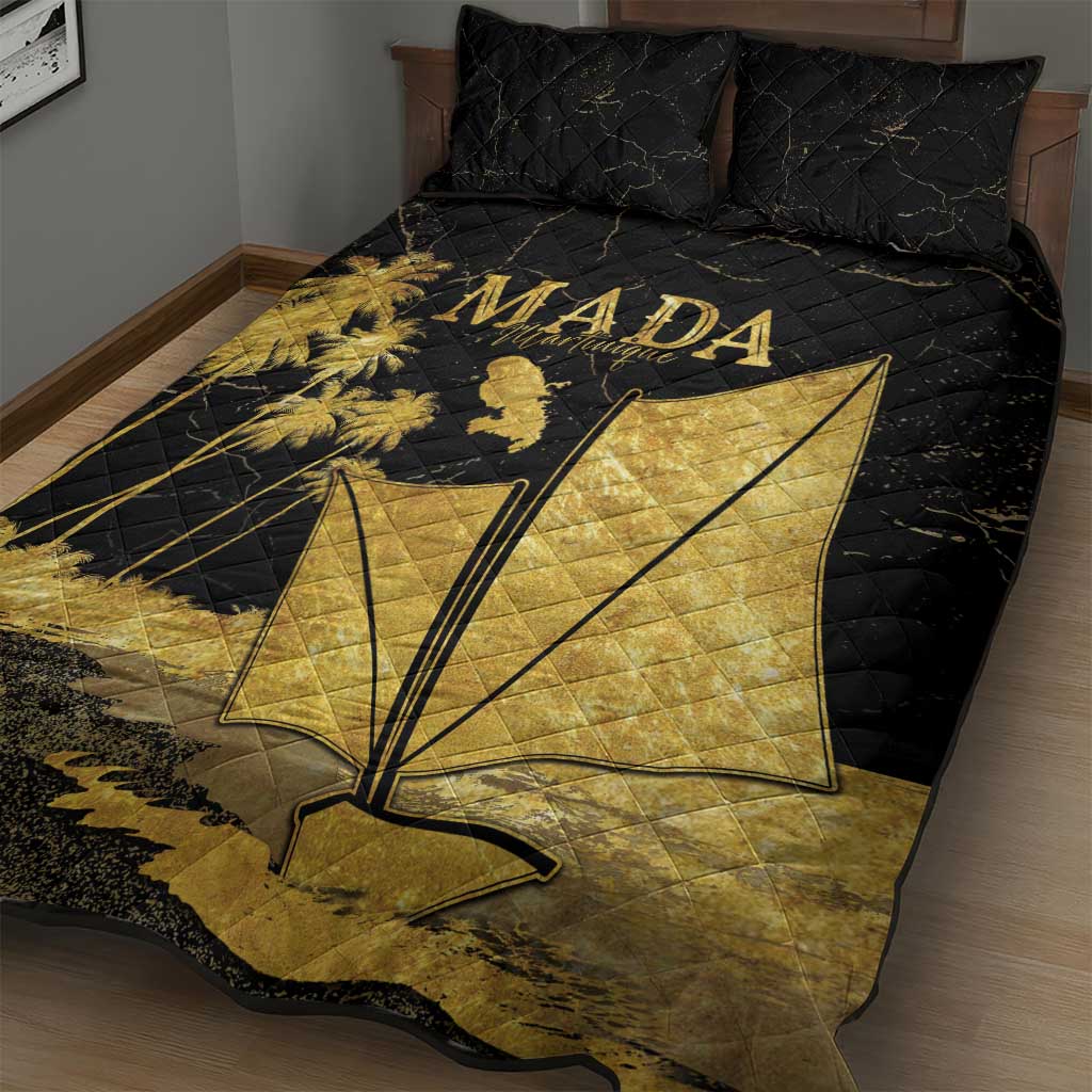 Mada Martinique Quilt Bed Set Martinique Yole Gold
