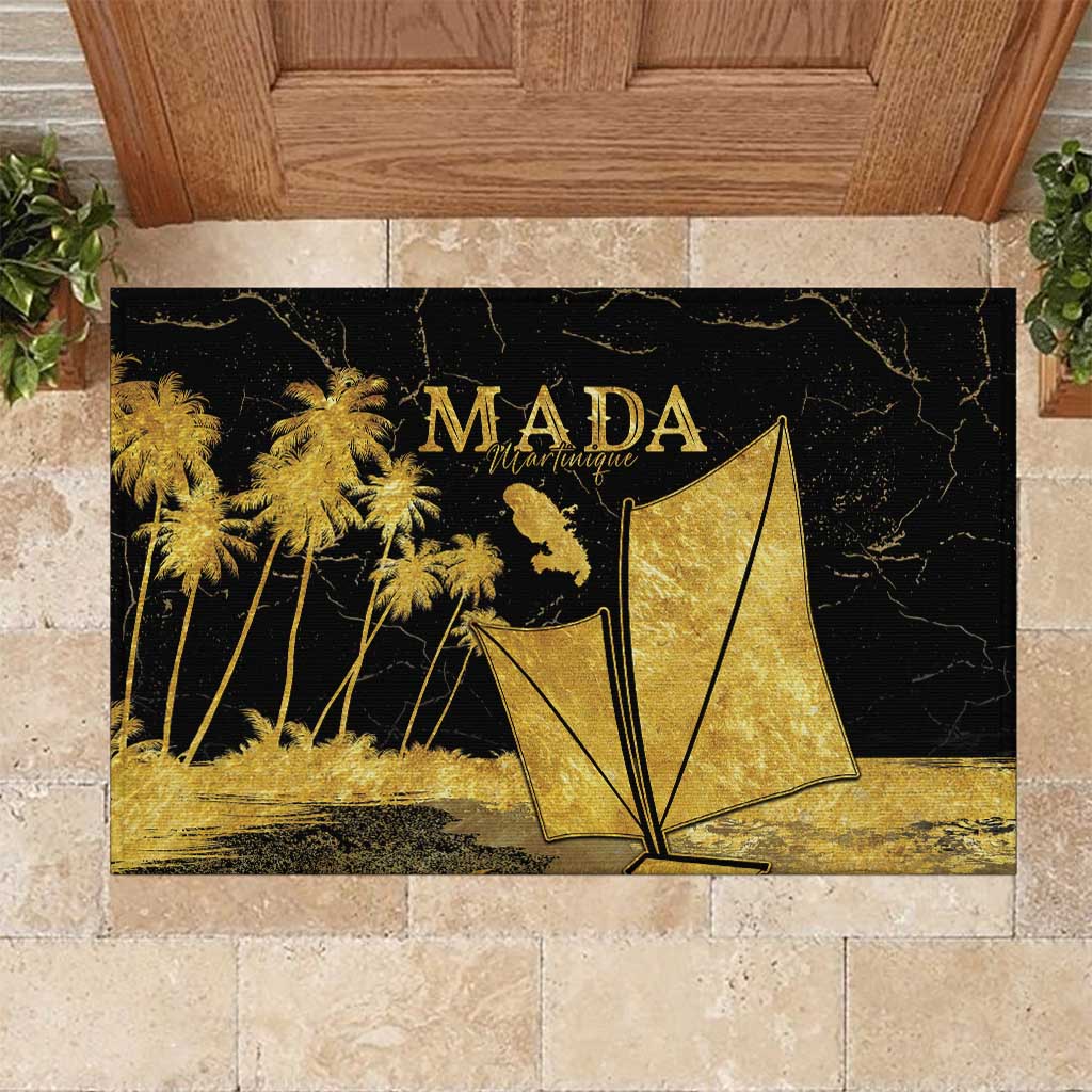 Mada Martinique Rubber Doormat Martinique Yole Gold