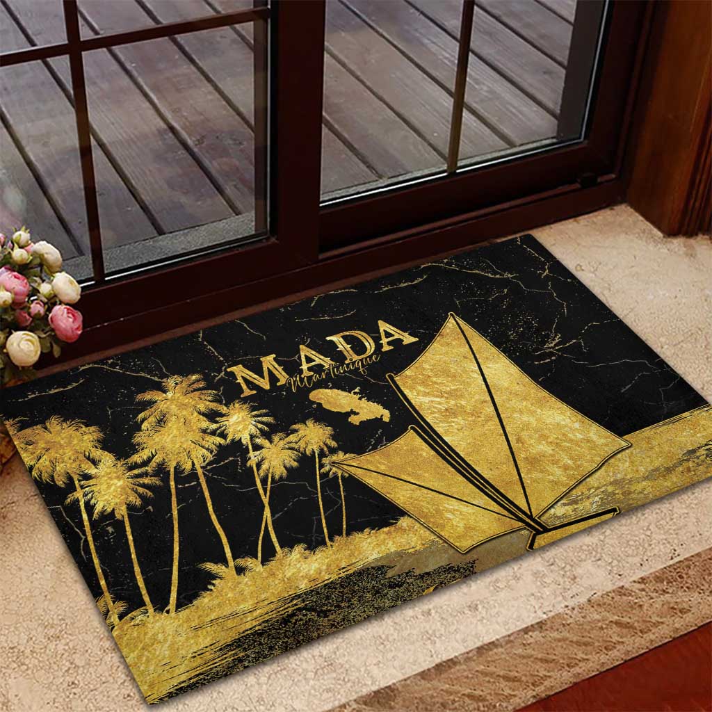 Mada Martinique Rubber Doormat Martinique Yole Gold