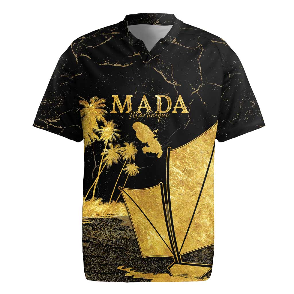 Mada Martinique Rugby Jersey Martinique Yole Gold