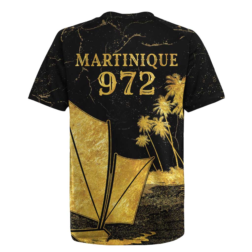 Mada Martinique Rugby Jersey Martinique Yole Gold