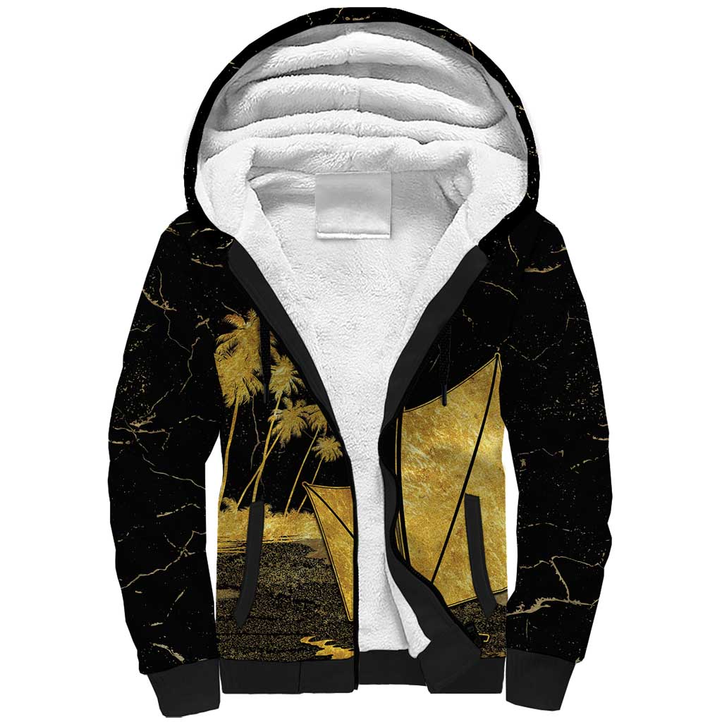 Mada Martinique Sherpa Hoodie Martinique Yole Gold