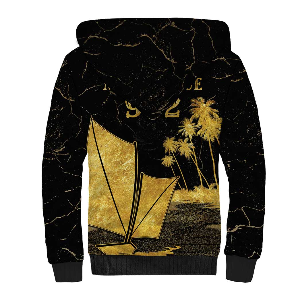 Mada Martinique Sherpa Hoodie Martinique Yole Gold