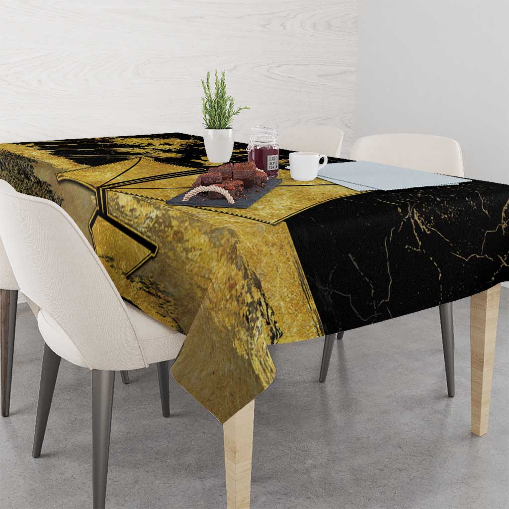 Mada Martinique Tablecloth Martinique Yole Gold