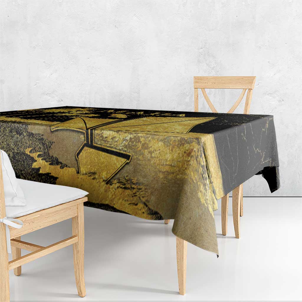 Mada Martinique Tablecloth Martinique Yole Gold