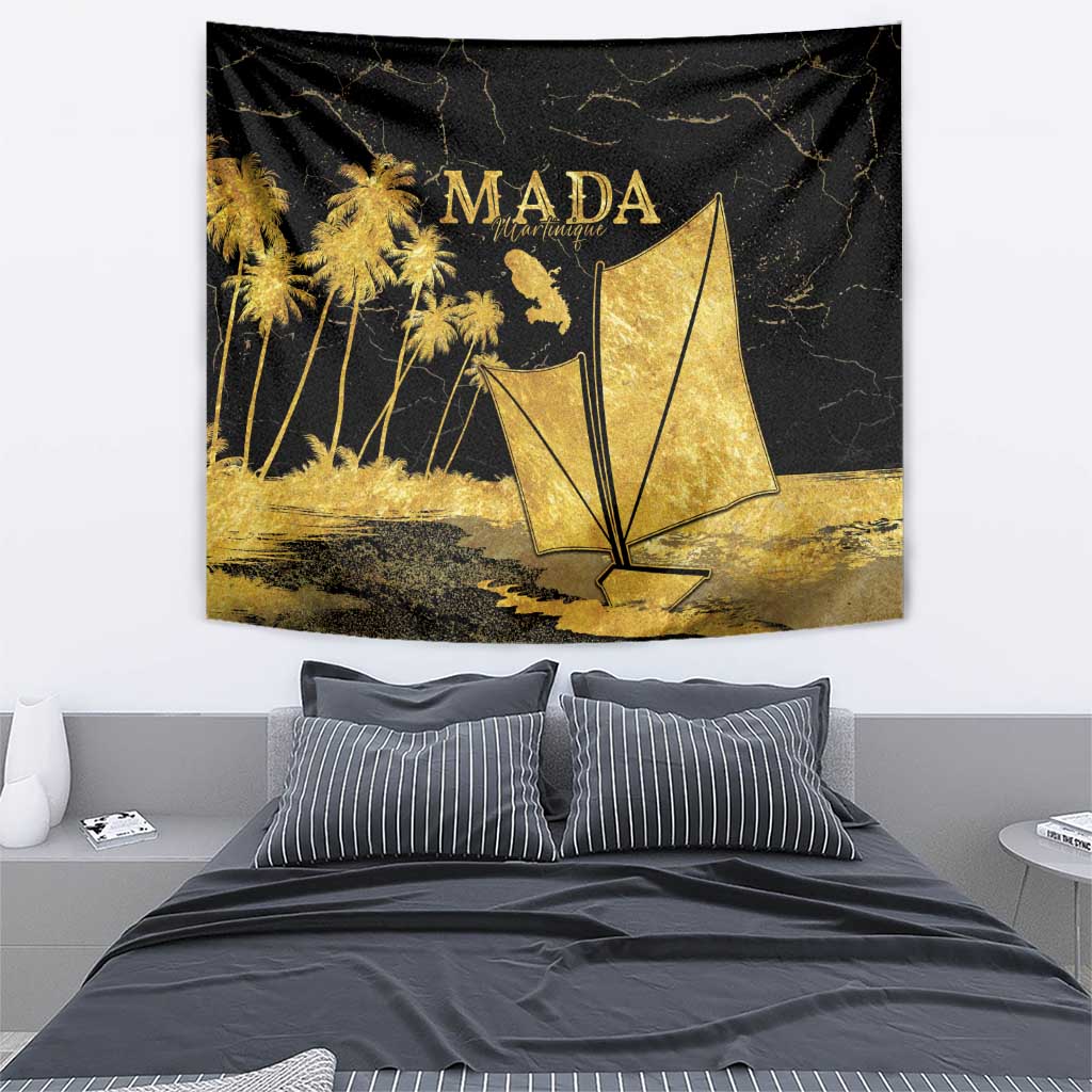 Mada Martinique Tapestry Martinique Yole Gold