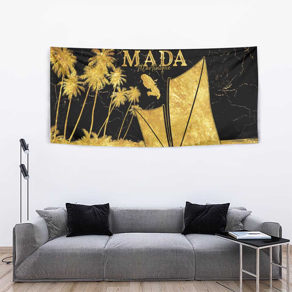 Mada Martinique Tapestry Martinique Yole Gold