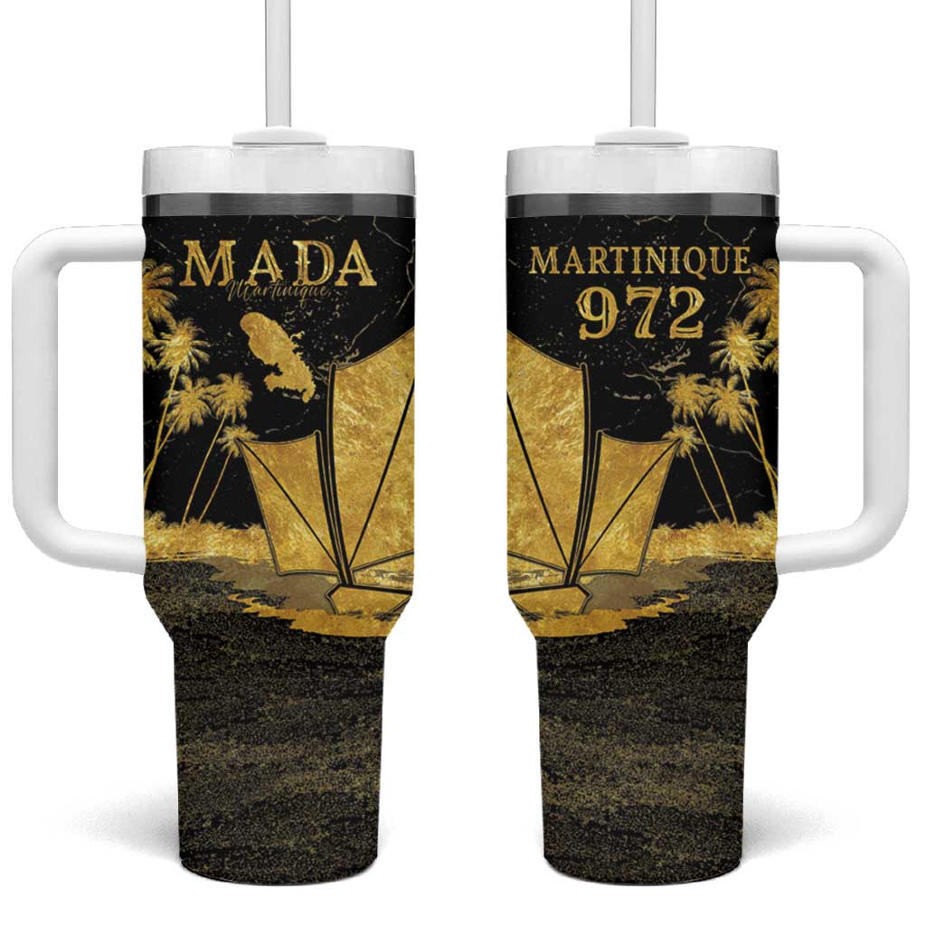 Mada Martinique Tumbler With Handle Martinique Yole Gold